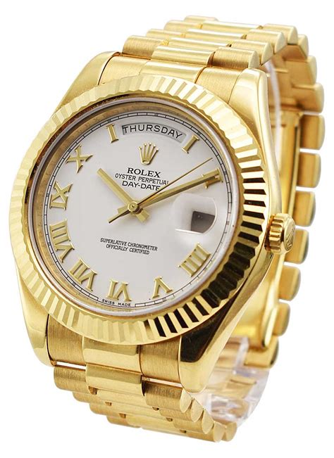 pre owned rolex presidential men's|Rolex president 41mm for sale.